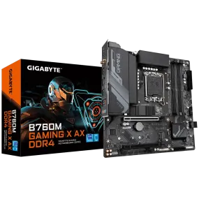 Gigabyte B760M Gaming X AX DDR4 mATX LGA1700 Motherboard