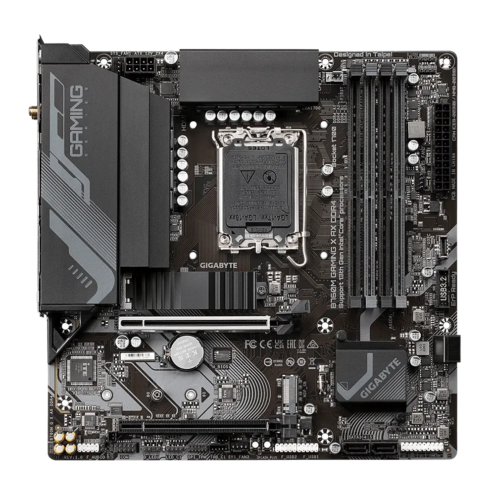 Gigabyte B760M Gaming X AX DDR4 mATX LGA1700 Motherboard