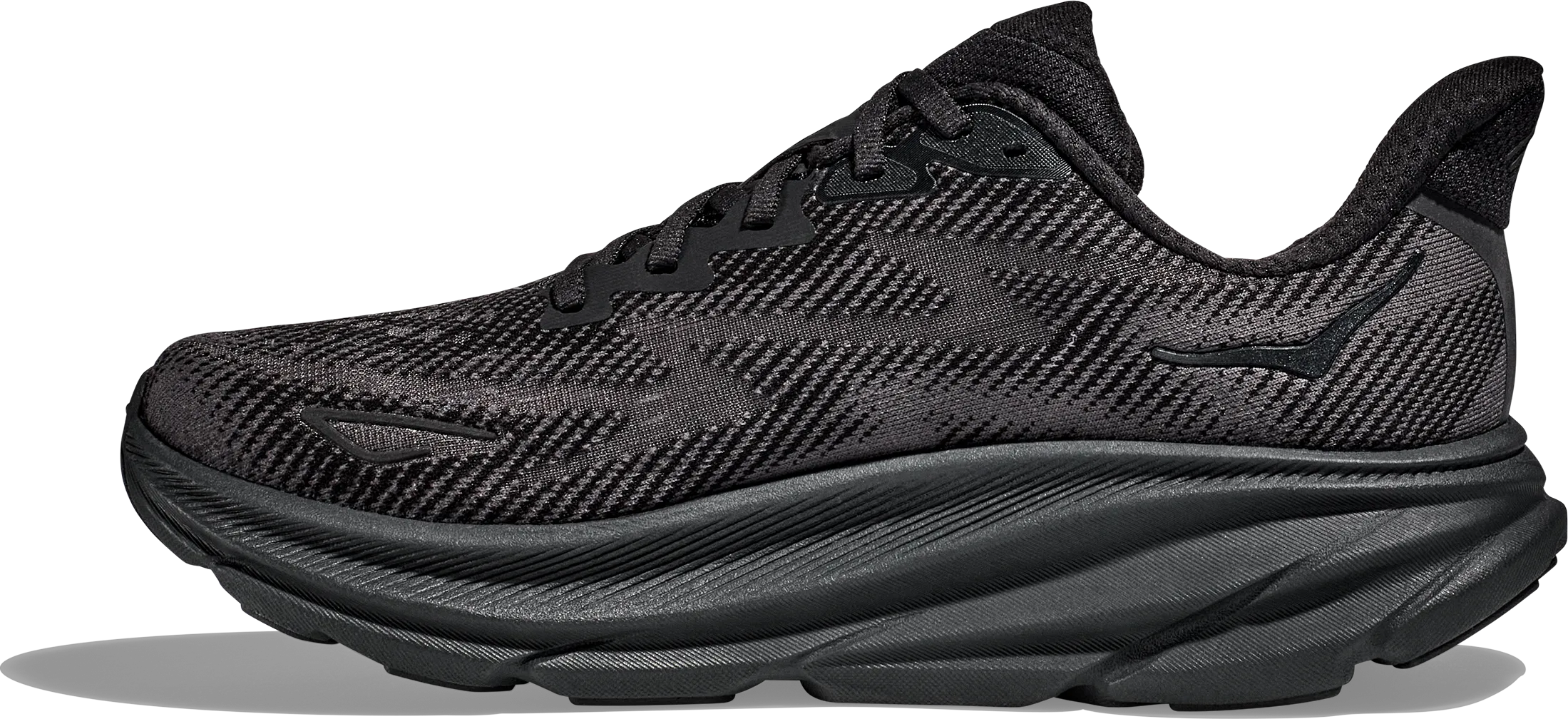 Hoka Men&#x27;s Clifton 9 Black/Black | Buy Hoka Men&#x27;s Clifton 9 Black/Black here | Outnorth