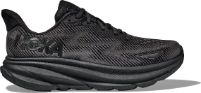 Hoka Men&#x27;s Clifton 9 Black/Black | Buy Hoka Men&#x27;s Clifton 9 Black/Black here | Outnorth