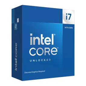 Intel Core i7-14700KF CPU, 1700, 3.4 GHz (5.6 Turbo), 20-Core, 125W (253W Turbo), 10nm, 33MB Cache, OC, Raptor Lake Refresh, NO HEATSINK/FAN