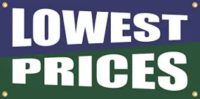 Lowest Prices 2ftx4ft Vinyl Retail Banner Sign