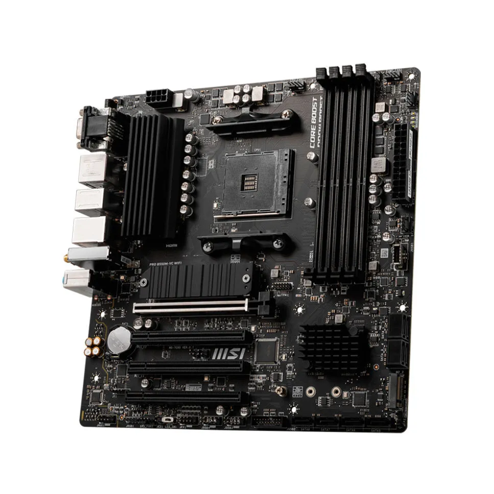 Motherboard MSI PRO B550M-VC WiFi, AM4, DDR4
