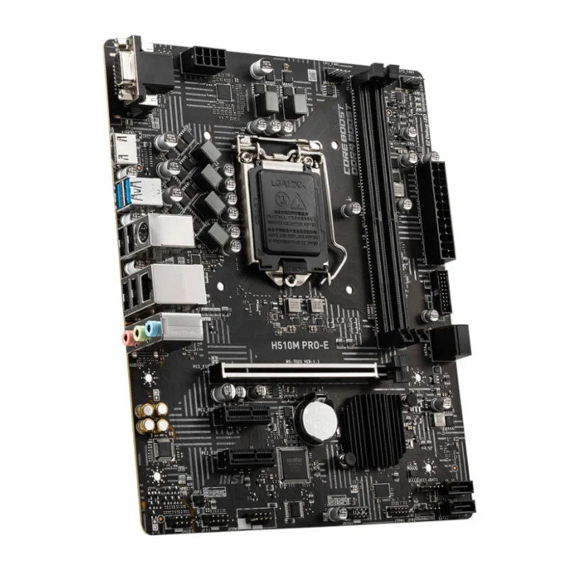 Msi H510M Pro-E Intel Lga1200 M-Atx Motherboard