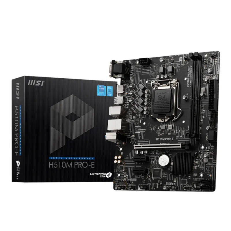 Msi H510M Pro-E Intel Lga1200 M-Atx Motherboard