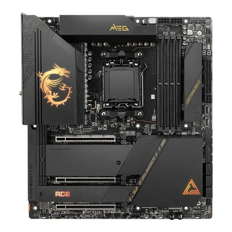 Msi Meg X670E Ace Amd Am5 Atx Gaming Motherboard