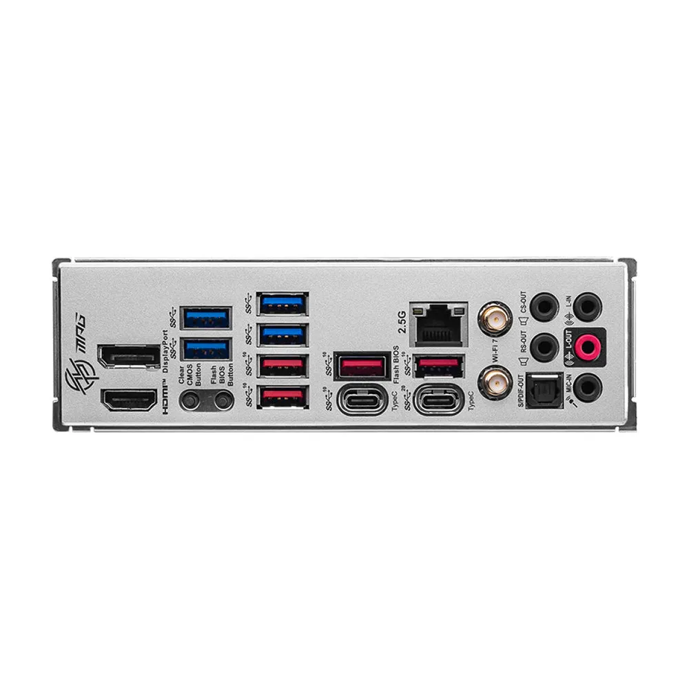 MSI MPG Z790 EDGE TI MAX Motherboard, WIFI, DDR5, Black/Silver White