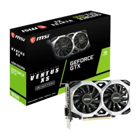 Msi Nvidia Geforce Gtx 1650 D6 Ventus Xs Oc 4Gb Gddr6 128-Bit Graphics Card