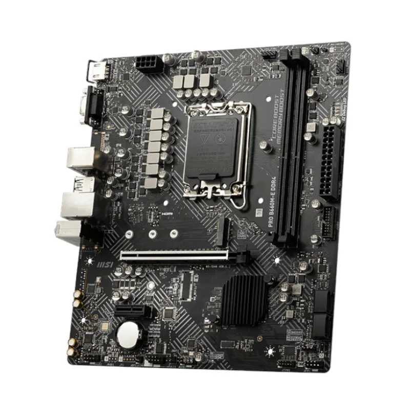 Msi Pro B660M-E Ddr4 Intel Lga1700 Matx Motherboard