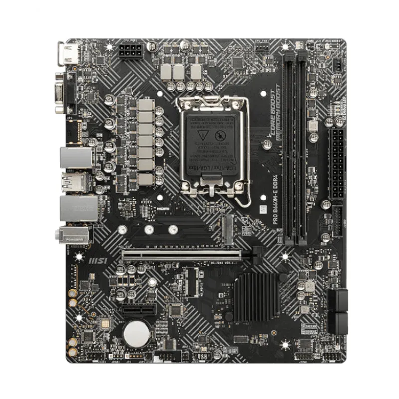 Msi Pro B660M-E Ddr4 Intel Lga1700 Matx Motherboard