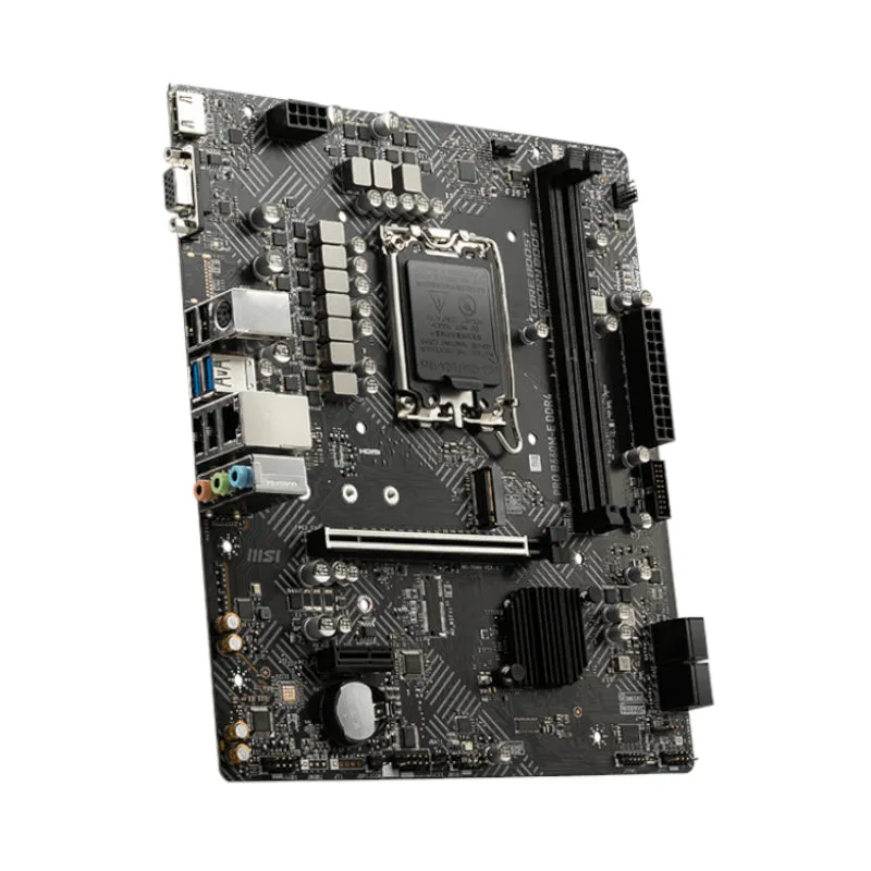 Msi Pro B660M-E Ddr4 Intel Lga1700 Matx Motherboard