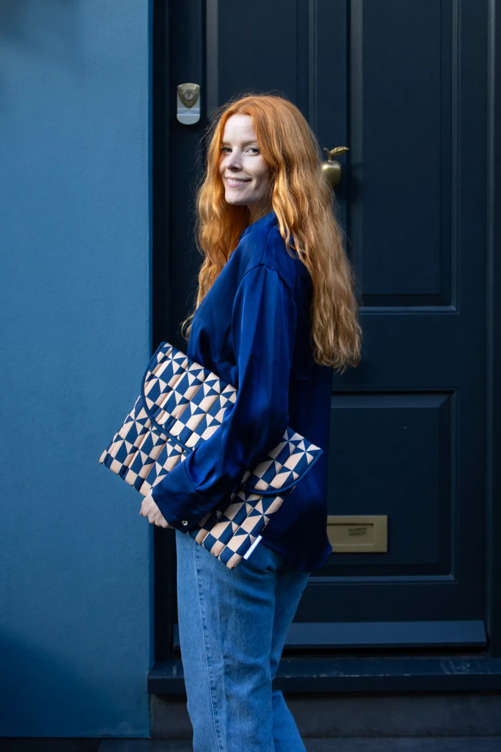 Navy Coffee | 16 Inch Laptop Sleeve