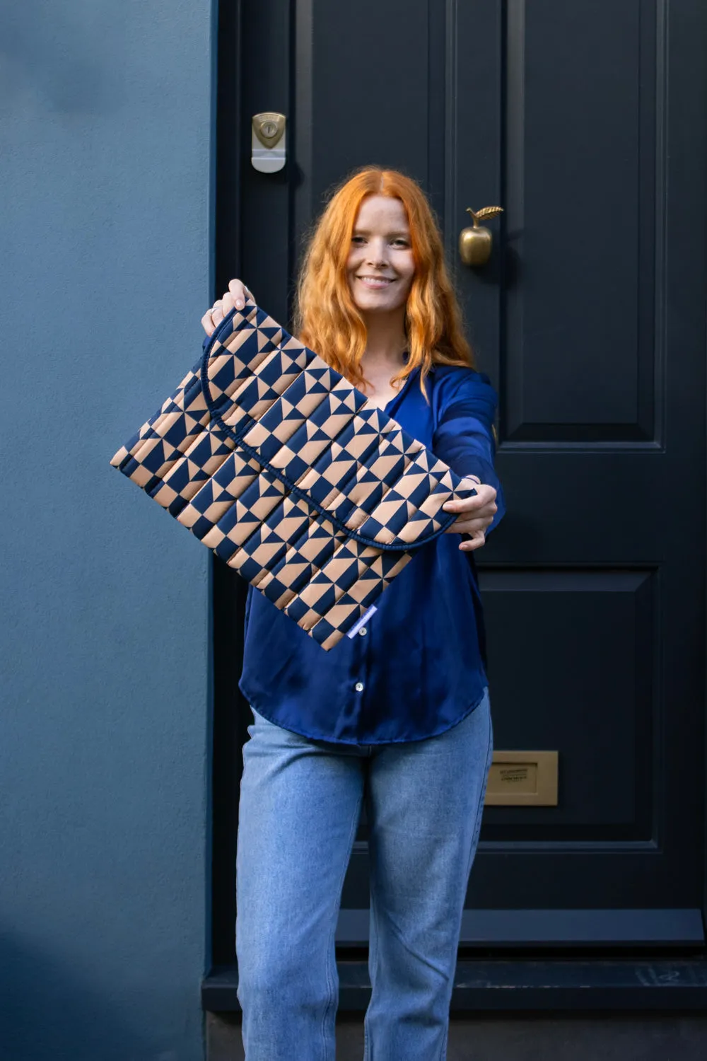Navy Coffee | 16 Inch Laptop Sleeve