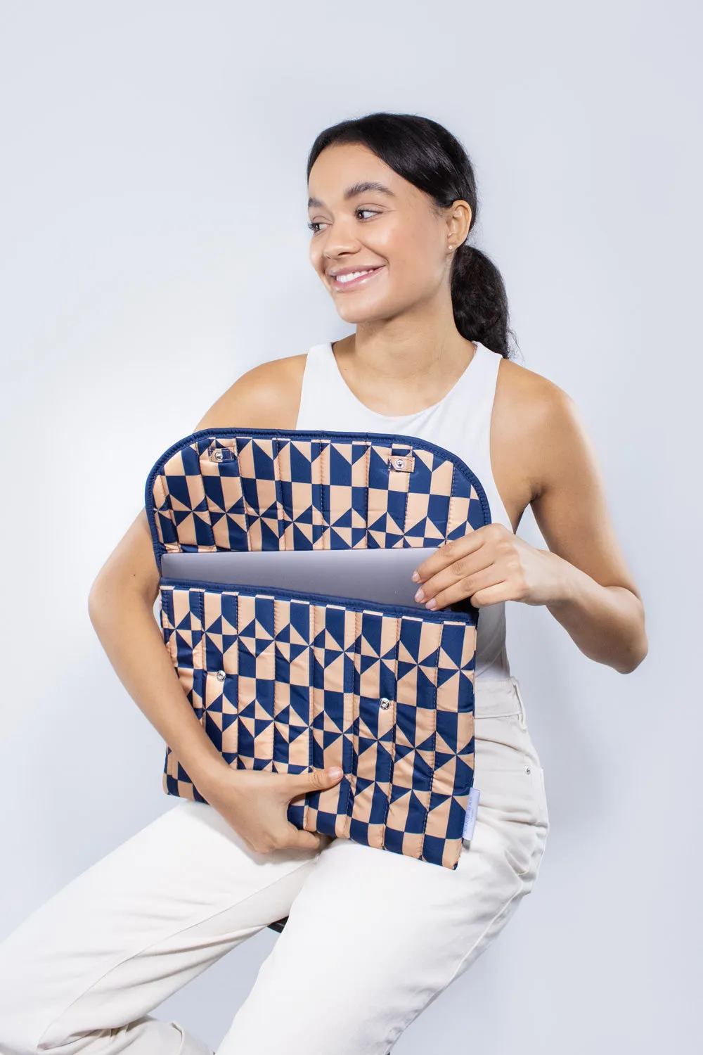 Navy Coffee | 16 Inch Laptop Sleeve