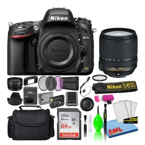 Nikon D610 Digital Camera with 18-140mm Lens (1540)   64GB SD Card   Bag (Intl)