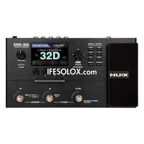 NUX MG-30 Guitar Multi-Effects Pedal Modeler with USB-C Audio Interface - Brand New