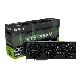 Palit RTX4080 SUPER JetStream OC Gaming Graphics Card, PCIe4, 16GB DDR6X, HDMI, 3 DP, 2580MHz Clock, Overclocked