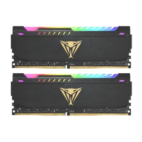 Patriot Viper Steel Rgb 16Gb Kit (2X8Gb)3600Mhz Ddr4 Desktop Gaming Memory