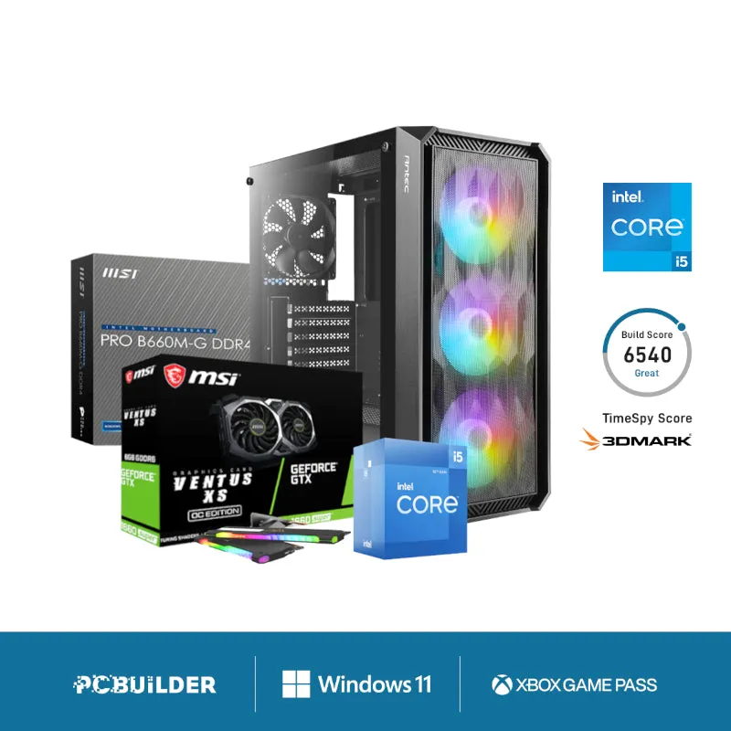 Pc Builder Intel I5 12400 Downforce Windows 11