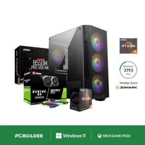 Pcbuilder Ryzen 5 5500 Scout Windows 11 Gaming Pc