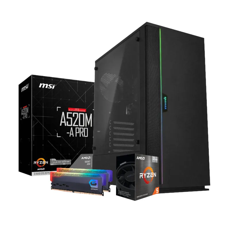 Pcbuilder Ryzen 5 5600G Defender Windows 11 Gaming Pc