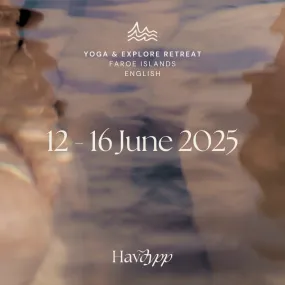 Retreat Faroe Islands Yoga & Explore - 12-16 June 2025 (English) - Deposit