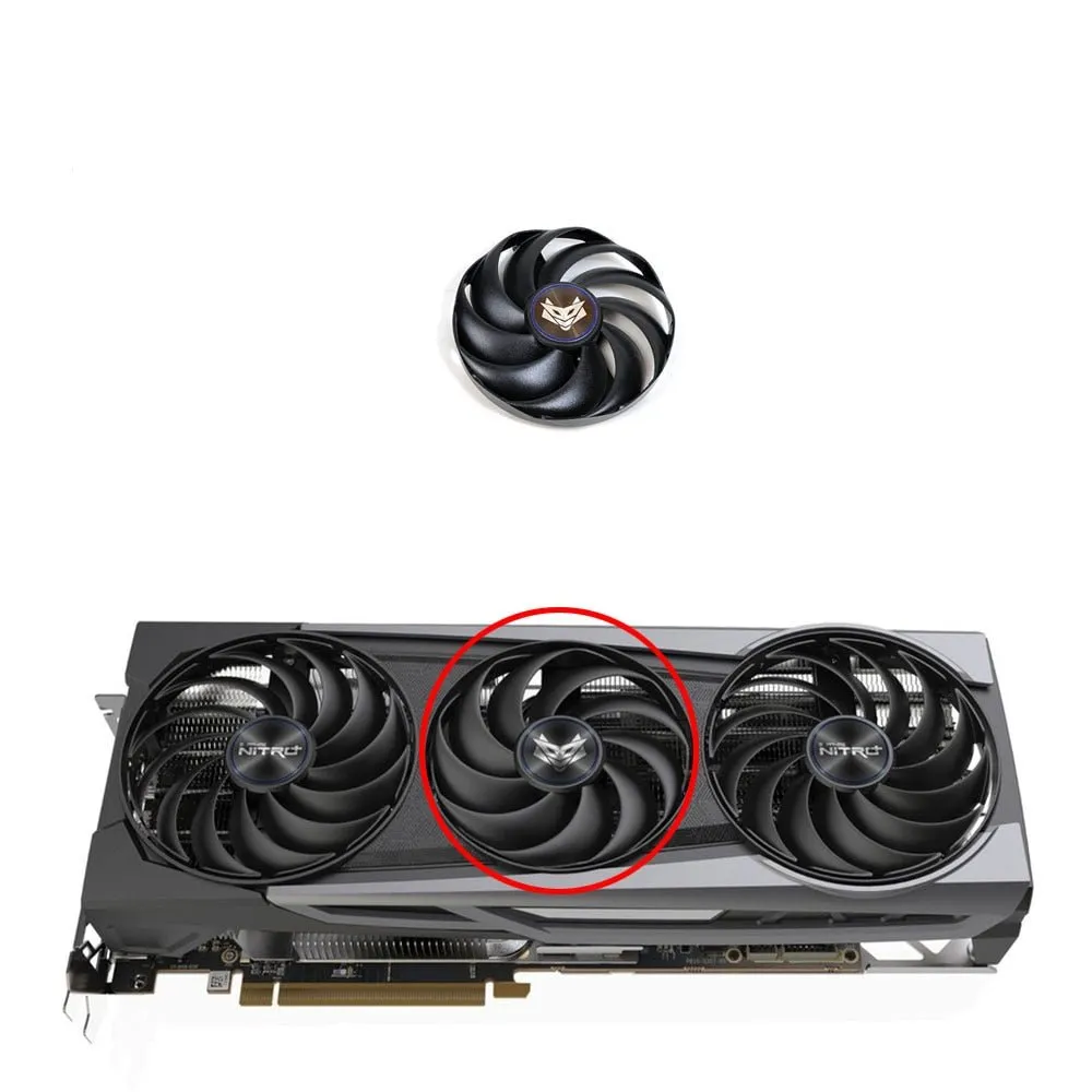 Sapphire NITRO  AMD Radeon RX 6700 6800 6900 XT GPU Fan Replacement