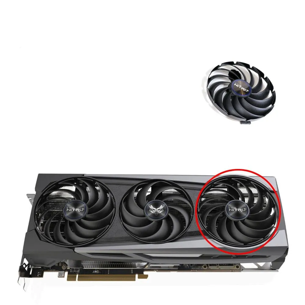 Sapphire NITRO  AMD Radeon RX 6700 6800 6900 XT GPU Fan Replacement