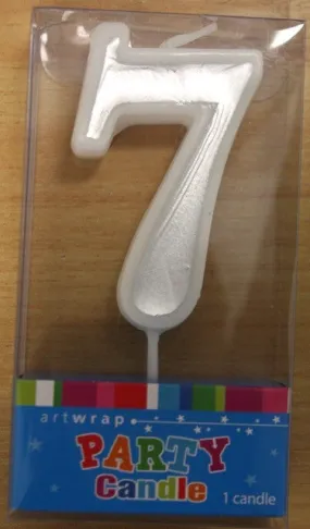 Silver #7 Candle