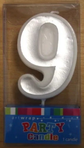 Silver #9 Candle