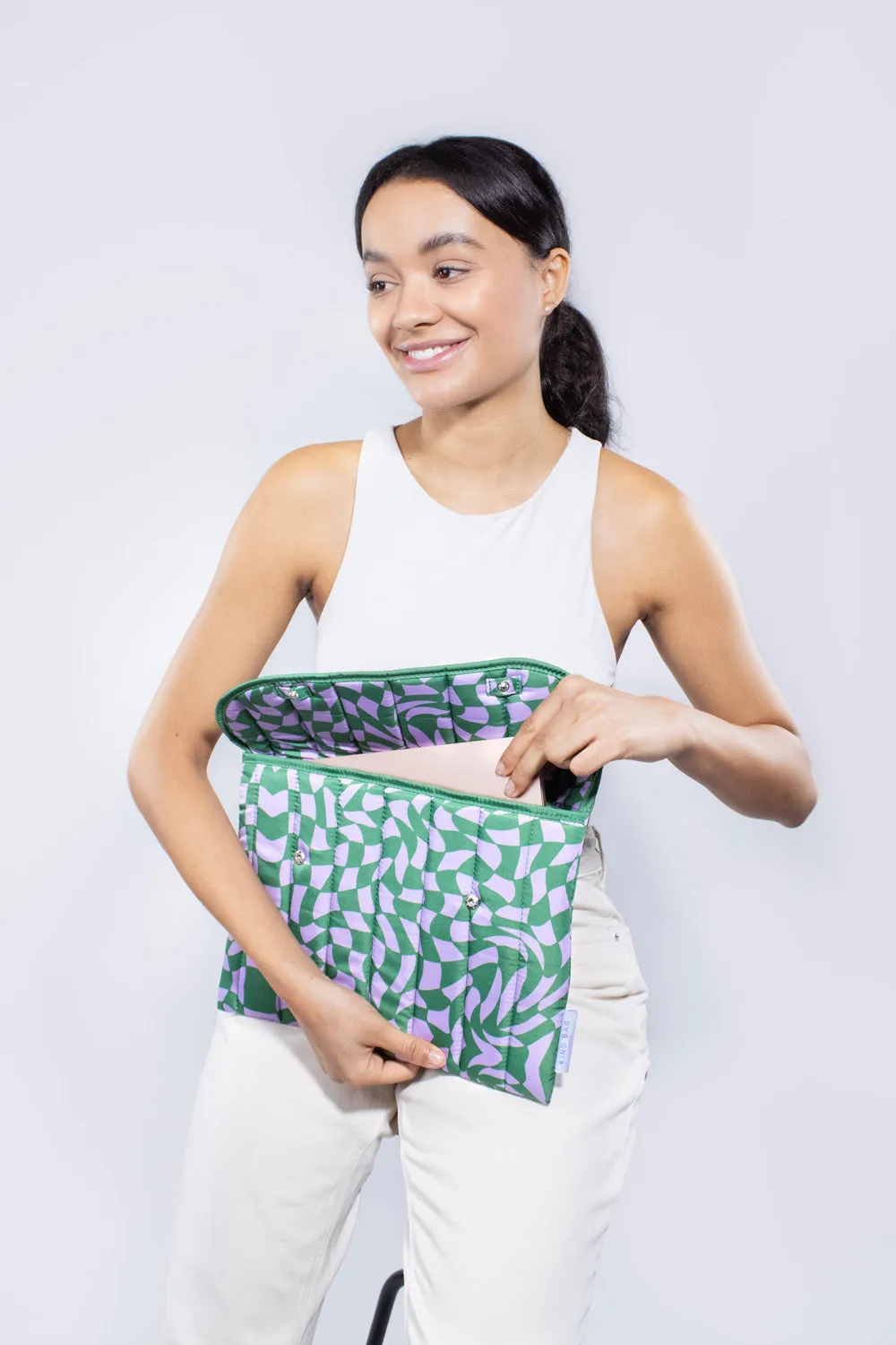 Wavy Check | 13 Inch Laptop Sleeve