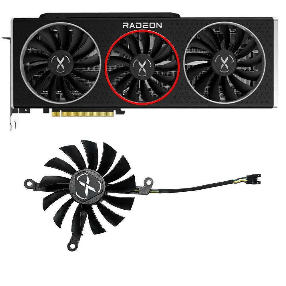 XFX Speedster SWFT 319 RX 6800, 6800XT Core Gaming Fan Replacement