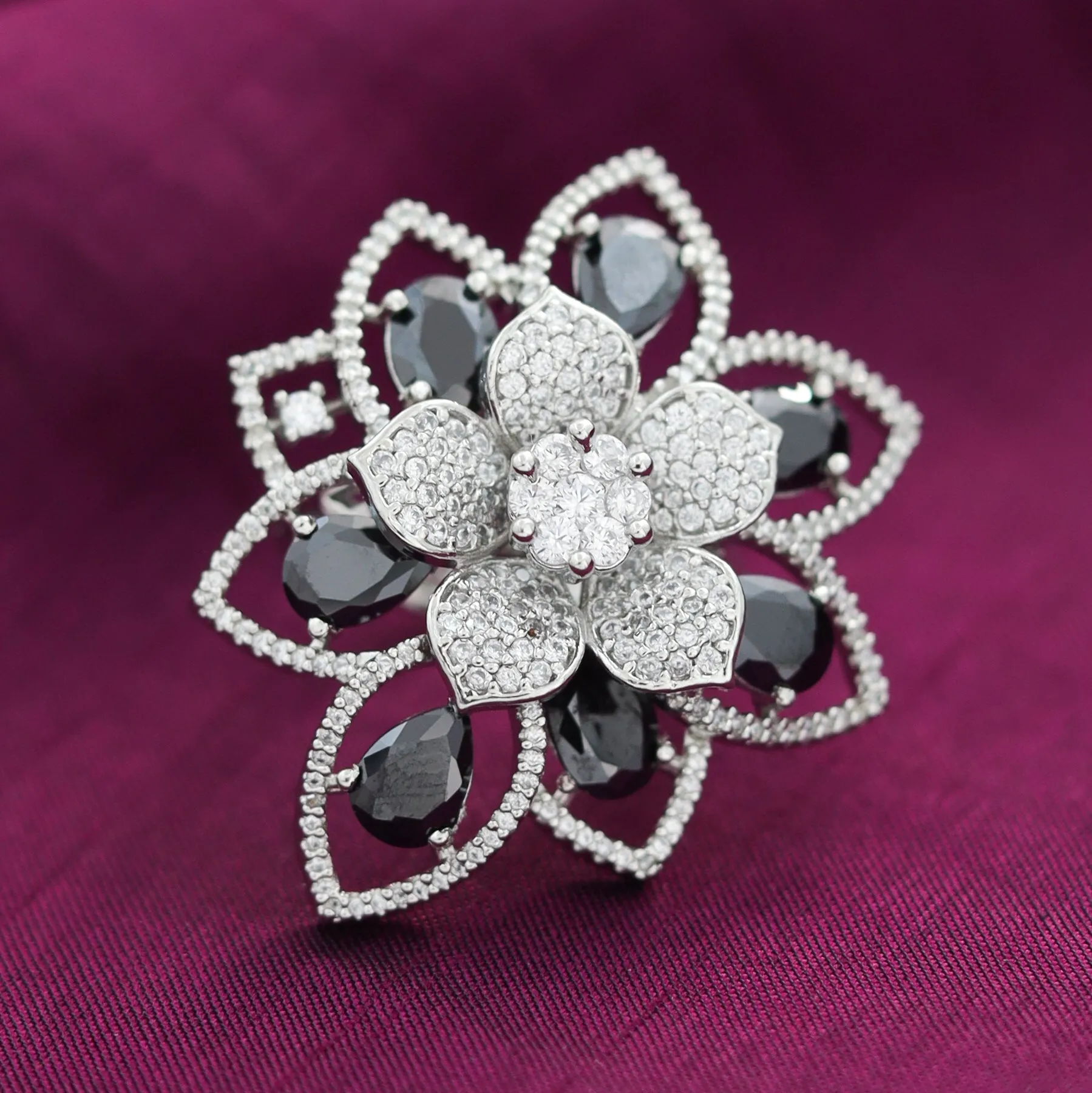 Zircon/AD Adjustable Ring 4090-69